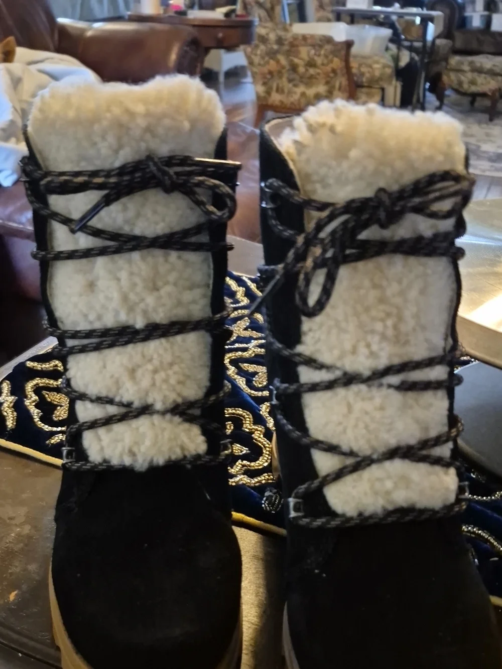 Sorel Joan of Arctic Wedge III Laceup. Premiun Winter Boot Sz.7.5. (#3022D)